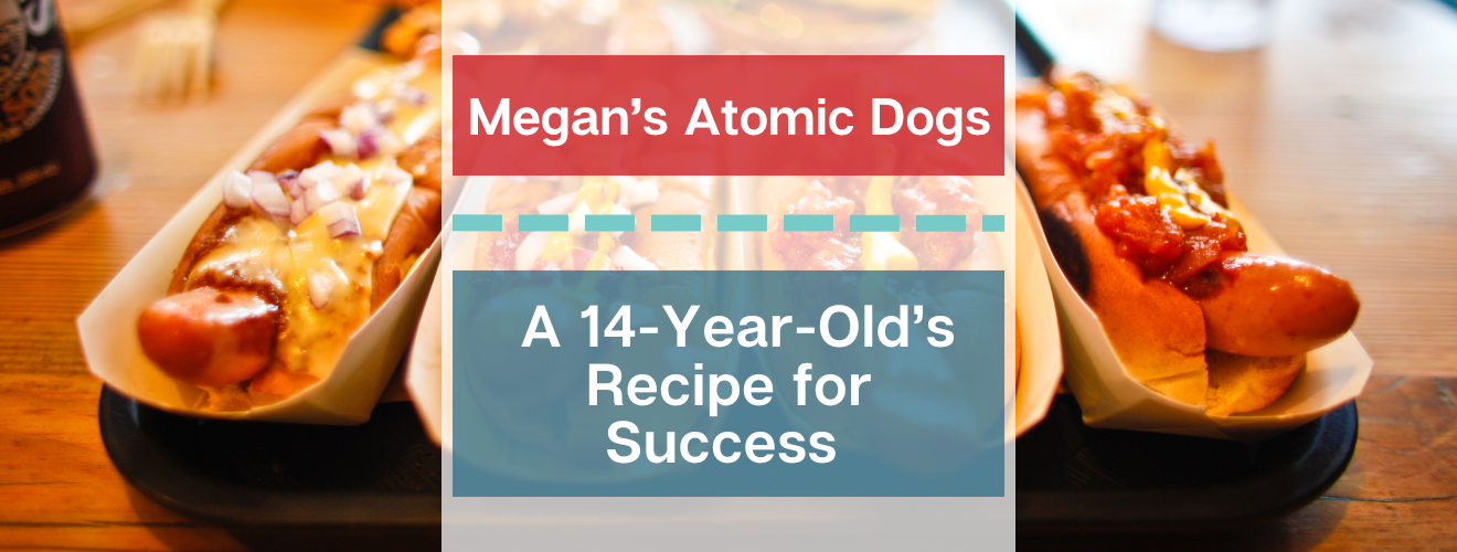 Delicious hot dogs by child chef