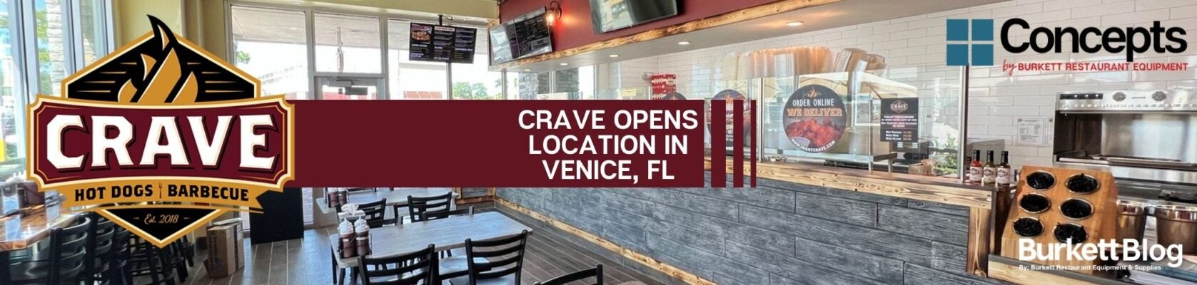 Crave Hot Dogs & BBQ Opens Location in Venice, Florida