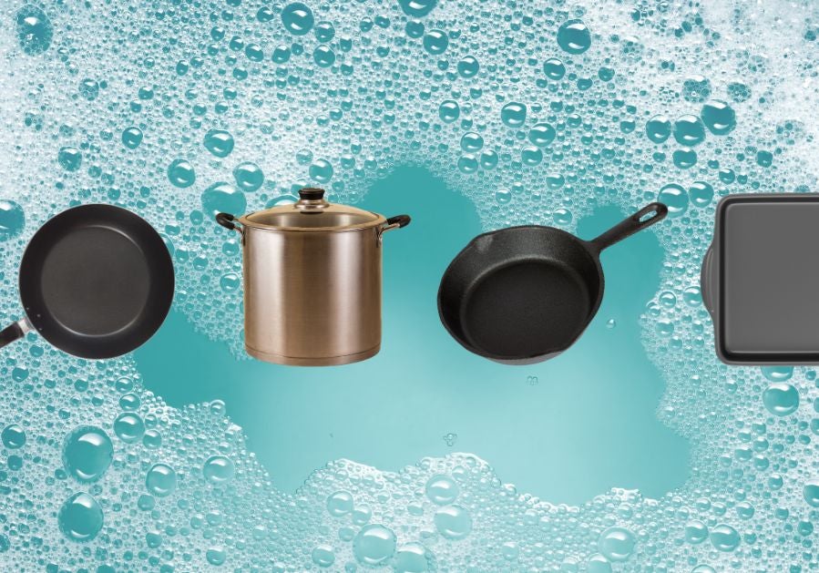 Commercial Cookware Cleaning Instructions for Most Materials