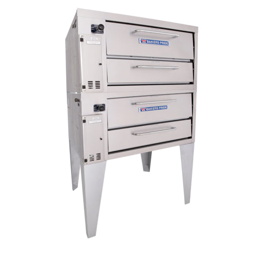Bakers Pride 252 36" Gas Pizza Double Deck Oven | 120,000 BTU