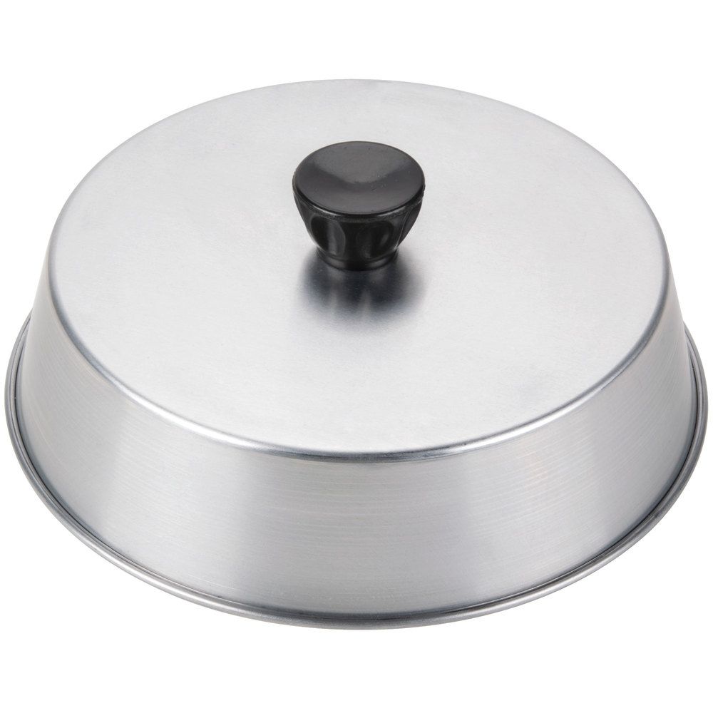 Winco ADBC-9 9" Aluminum Basting Cover w/ Bakelite handle