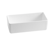 Tablecraft CW4026N Contemporary 2 Qt. Rectangular Bowl | Natural Finish