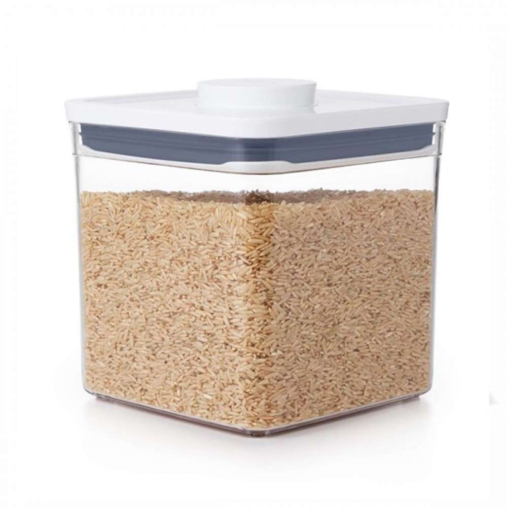 OXO 11233600 Good Grips 2.8 qt. POP Big Square Short Food Storage Container