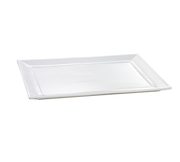 Tablecraft CW3620N 14 5/8" x 17 7/8" Natural Aluminum Rectangle Platter