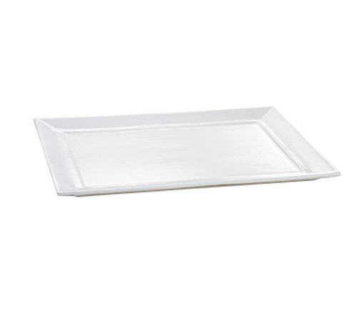 Tablecraft CW3620N 14 5/8" x 17 7/8" Natural Aluminum Rectangle Platter