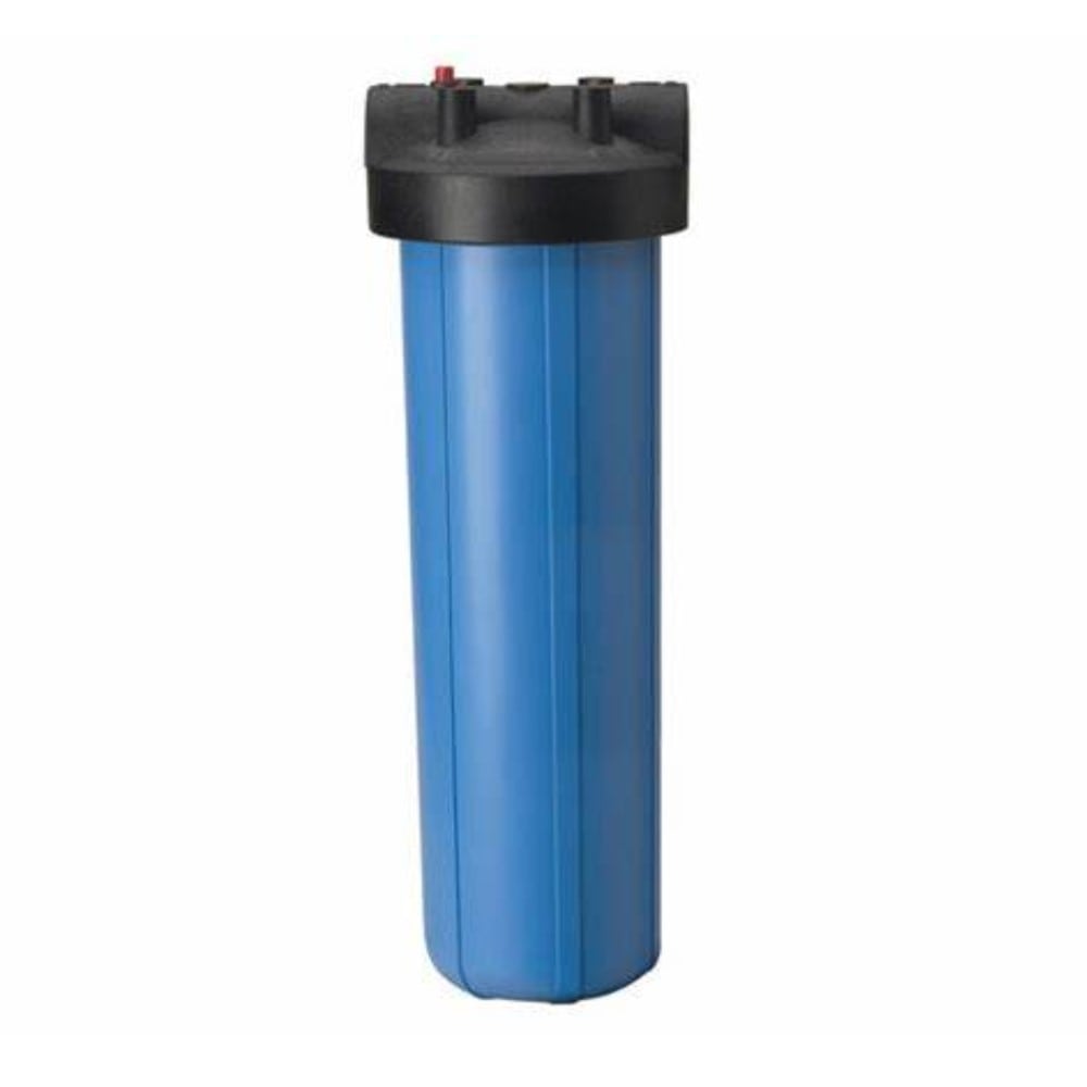 Pentair 150233 Big Blue Water Filter Housing | 1" In/Out, 20" Blue/Black, HFPP