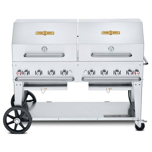 Crown Verity CV-MCB-60-SI-BULK-RDP Charbroiler, Gas, Outdoor Grill