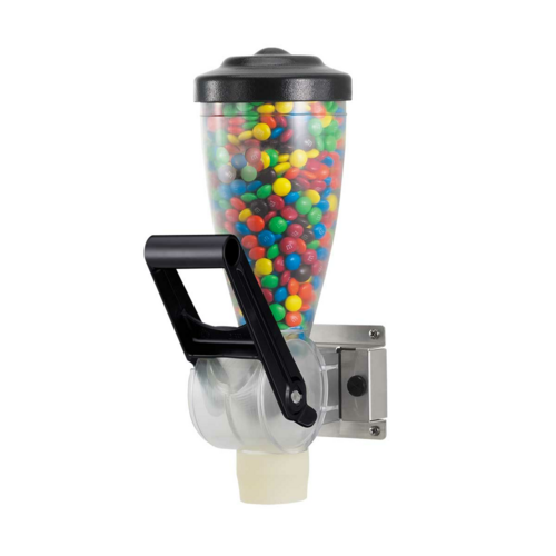 Server 86670 Single 1 Liter Wall Mounted Dry Topping Dispenser