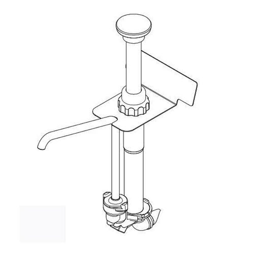 Server 85050 Stainless Steel Condiment Pump For FSAF Advantage Topping Warmer