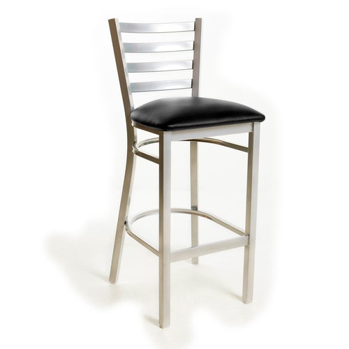 JustChair Manufacturing M20130-SIL-BVS-LOOSE Bar Stool, Indoor