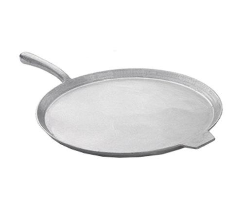 Tablecraft CW4140N 14" Natural Aluminum Round Pizza Tray w/ Handle