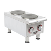 APW Wyott SEHPS Electric 2 Burner Countertop Hot Plate | 208/240V