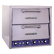 Bakers Pride HearthBake DP-2BL 20.75" Electric Brick Lined Countertop Double Deck Pizza Oven | 5.05 kW