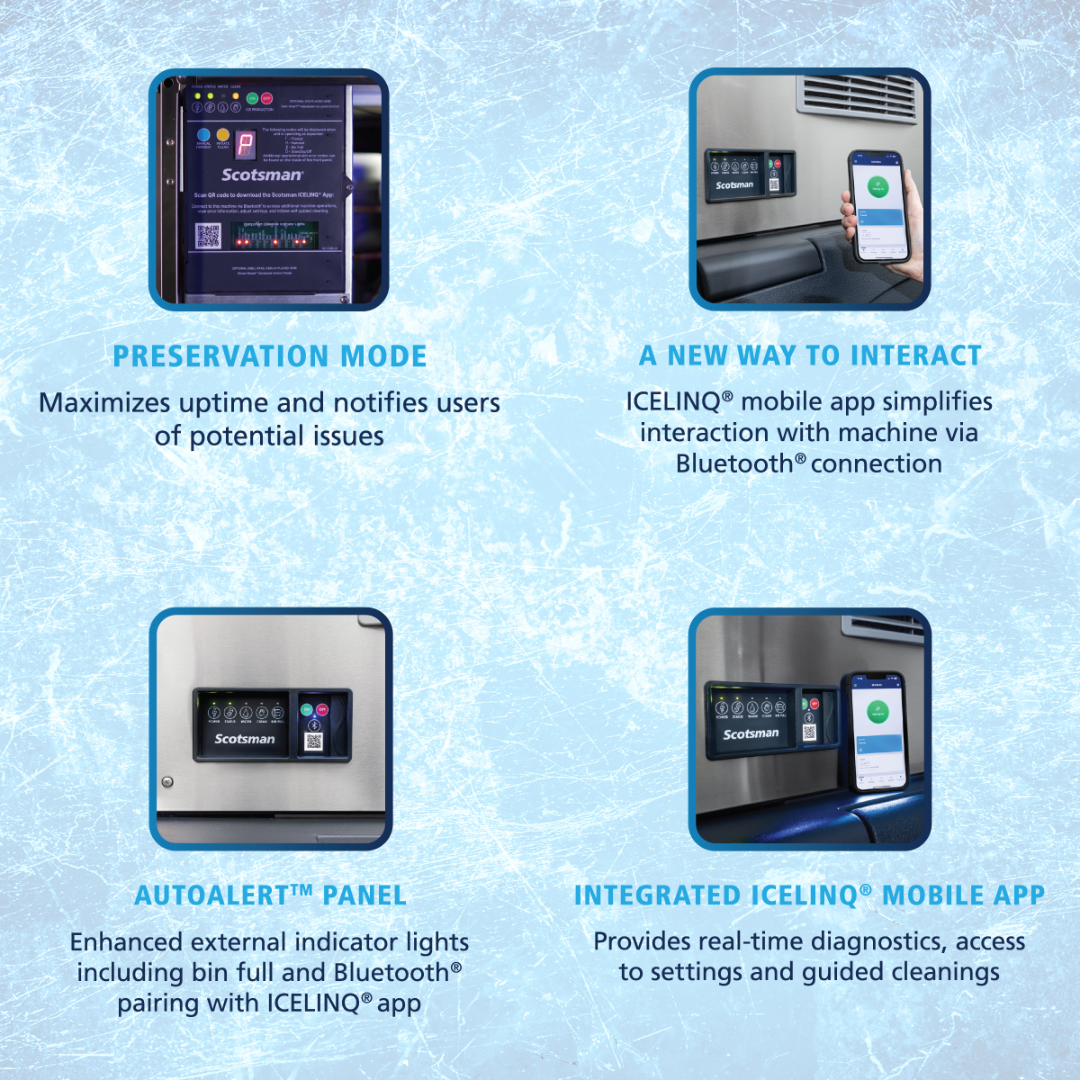 Scotsman Prodigy Elite MC0830MA-32 Air Cooled Medium Cube Ice Machine Head | 905 lbs.
