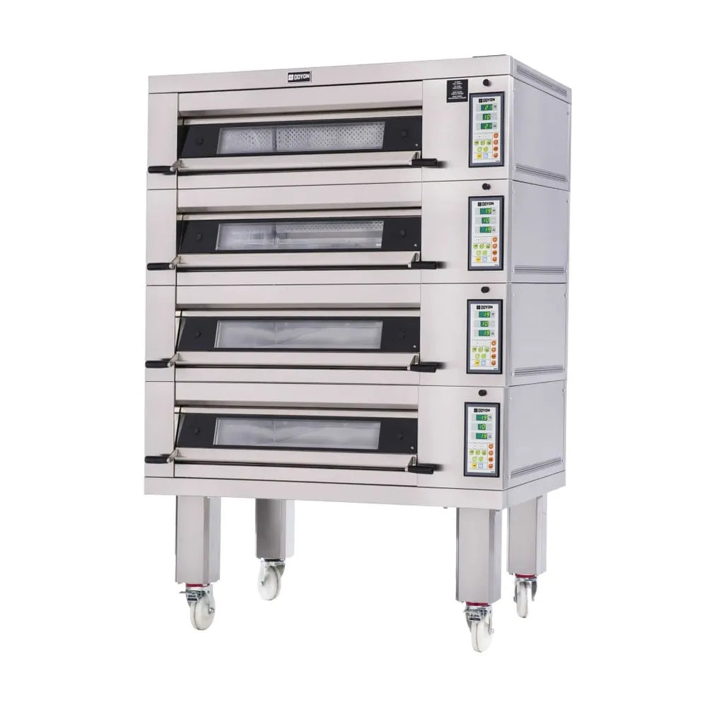 Doyon 2T4 Artisan Stone Electric Quadruple Deck Oven | (8) 18" x 26" Pan Capacity