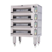 Doyon 2T4 Artisan Stone Electric Quadruple Deck Oven | (8) 18" x 26" Pan Capacity