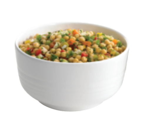 Tablecraft CW3170N Round 3.5 Qt. Aluminum Fruit Bowl | Natural Finish