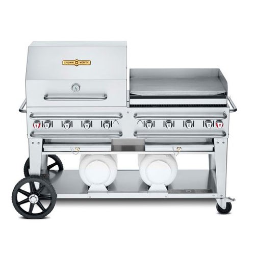 Crown Verity CV-CCB-60RGP Charbroiler, Gas, Outdoor Grill