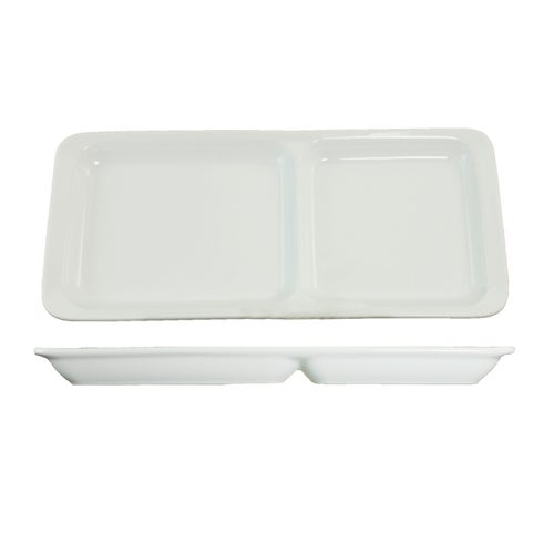 International Tableware FAW-1465 14-1/2" x 6-5/8" Soup & Sandwhich Plate | Case of 6