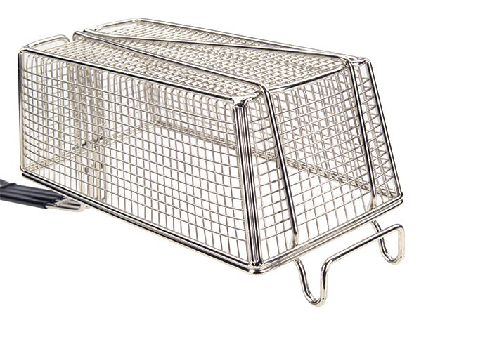 Winco FB-30 13-1/4" x 6-1/2" Fry Basket w/ Coated Handle