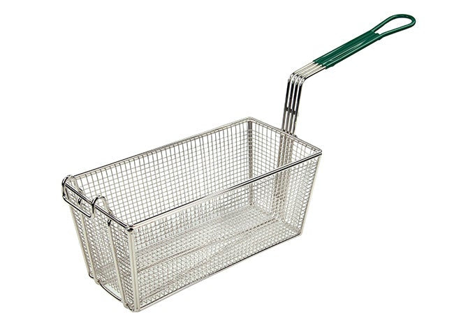 Winco FB-30 13-1/4" x 6-1/2" Fry Basket w/ Coated Handle