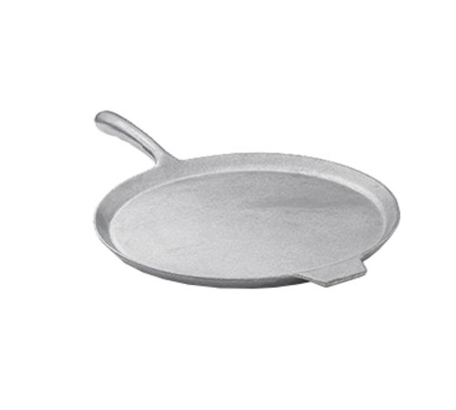 Tablecraft CW4120N 12" Natural Aluminum Round Pizza Tray w/ Handle