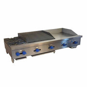 Comstock-Castle 3260-24-2RB 60" Countertop Gas Hot Plate, Griddle & Charbroiler Combo | 158,000 BTU