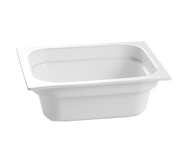 Tablecraft CW320N Half Size Natural Aluminum Food Pan | 4" Deep