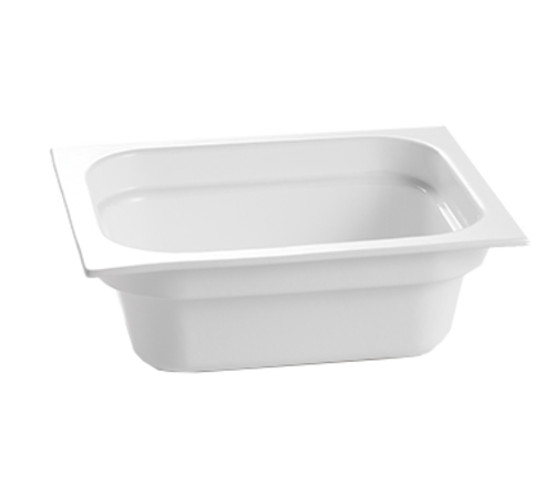 Tablecraft CW320N Half Size Natural Aluminum Food Pan | 4" Deep