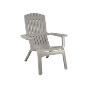Grosfillex US444766 Westport Stackable Adirondack Chair | Barn Gray