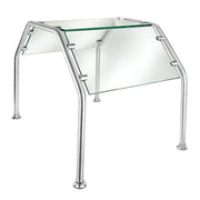 Eastern Tabletop ST5988SG Dual Sided Hub Buffet Sneeze Guard | 29-1/2"W x 21-1/2"D x 23"H
