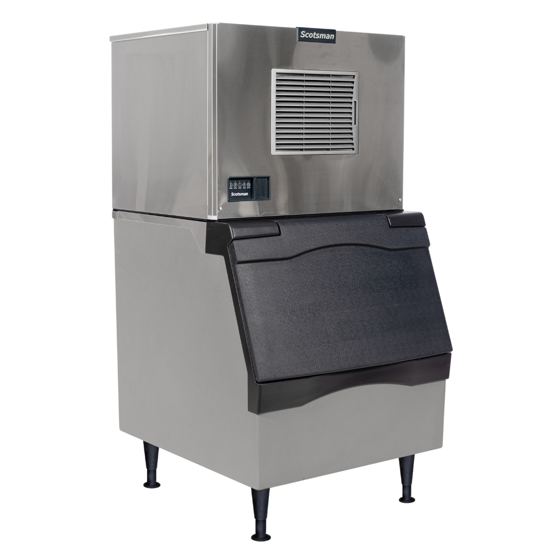 Scotsman Prodigy Elite MC0630MA-32+B530P Air Cooled Medium Cube Ice Maker and Bin Combo | 640 lbs.