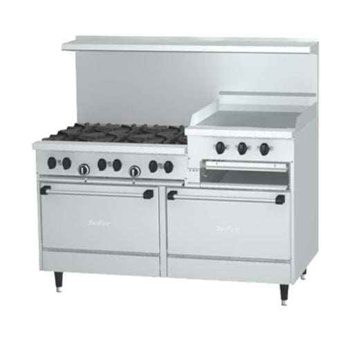 Garland/US Range X60-6R24RR Range, 60" Restaurant, Gas