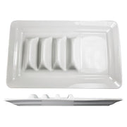 International Tableware TACO14-W 14-1/8" x 9-1/8" Taco Plate | Case of 6