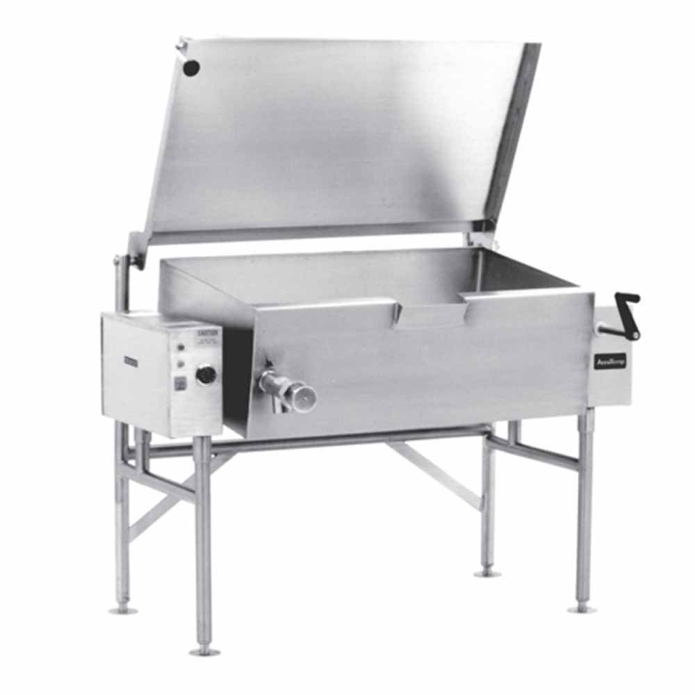 AccuTemp ALTGSE-40-QS 40-Gallon Gas Tilting Skillet Braising Pan