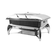 Tablecraft CW40175 Full Size Fuel Chafing Dish w/ Stand | 7 Qt.