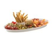 Tablecraft CW2210N 21" x 9" Natural Aluminum King Fish Platter