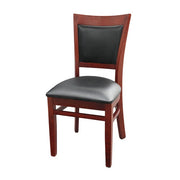 JustChair Manufacturing W30118-BLK Chair, Side, Indoor