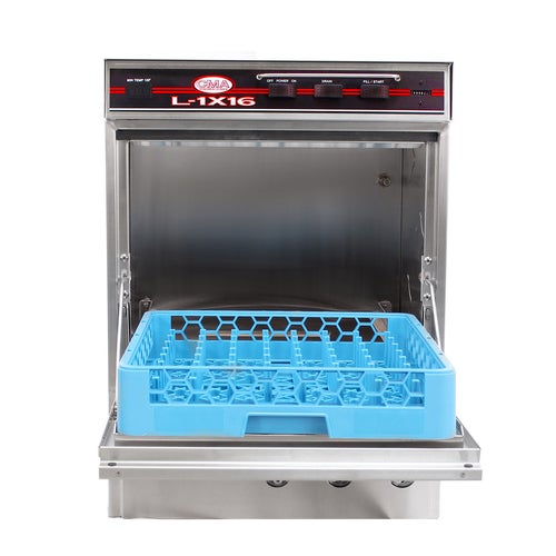 CMA Dishmachines L-1X16 W/HEATER Low Temp 16” Undercounter Dishwasher | 30 Racks/Hr