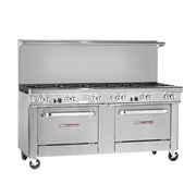 Southbend Ultimate 4721AA-5 72" Gas Range w/ 11-Burners & 2 Convection Ovens | 441,000 BTU