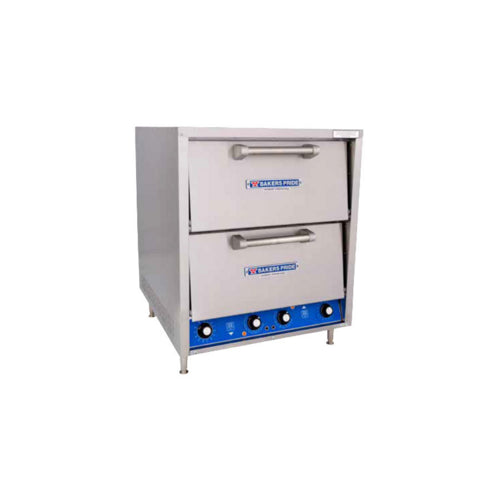 Bakers Pride HearthBake P48-BL 20.75" Electric Brick Lined Double Deck Countertop Pizza Oven | 4.3 kW