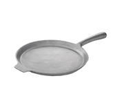 Tablecraft CW4130N 10" Natural Aluminum Round Pizza Tray w/ Handle