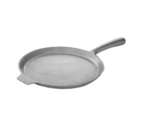 Tablecraft CW4130N 10" Natural Aluminum Round Pizza Tray w/ Handle
