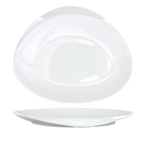 International Tableware VL-16 10-1/2" x 9" Plate | Case of 12