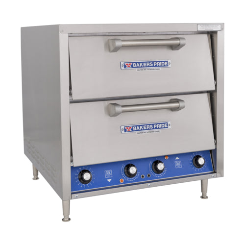 Bakers Pride HearthBake DP-2 20.75" Electric Countertop Double Deck Pizza Oven | 5.05 kW
