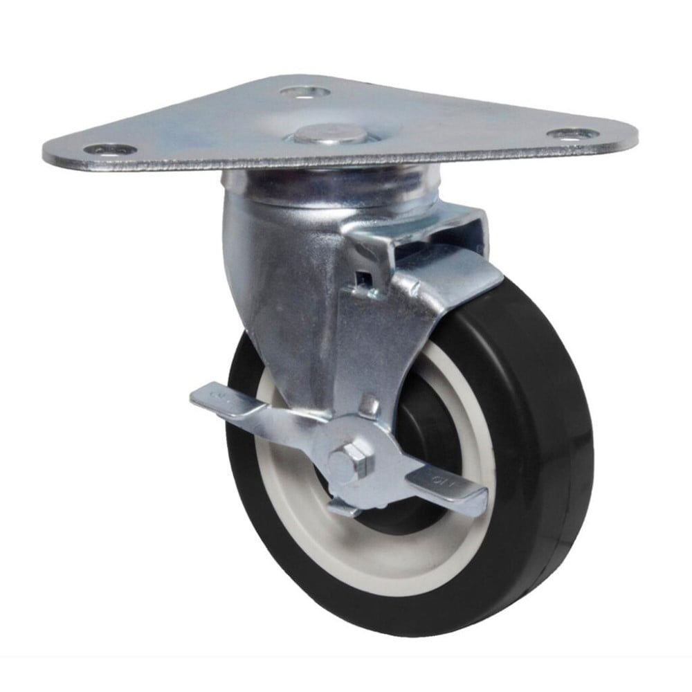 BK Resources 5HBR-TR5-PLY-PS4 5" Heavy Duty Swivel Caster Kit
