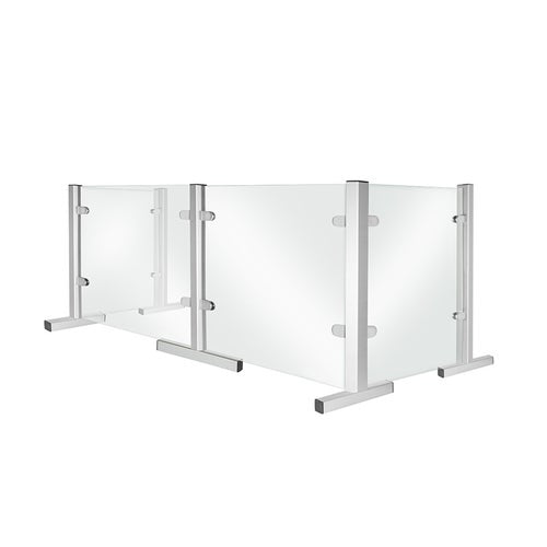 Eastern Tabletop ST8520 Hub Buffet Sneeze Guard | 64"W x 30"D x 24"H