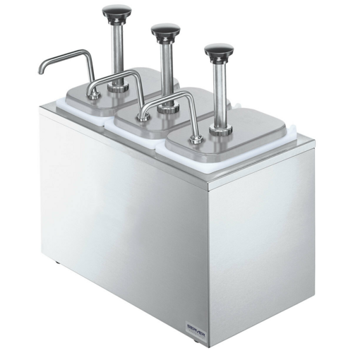 Server 83790 3 Pump Cold Station Condiment Dispenser