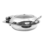 Tablecraft CW40165 Round Induction Chafing Dish w/ Stand | 6 Qt.