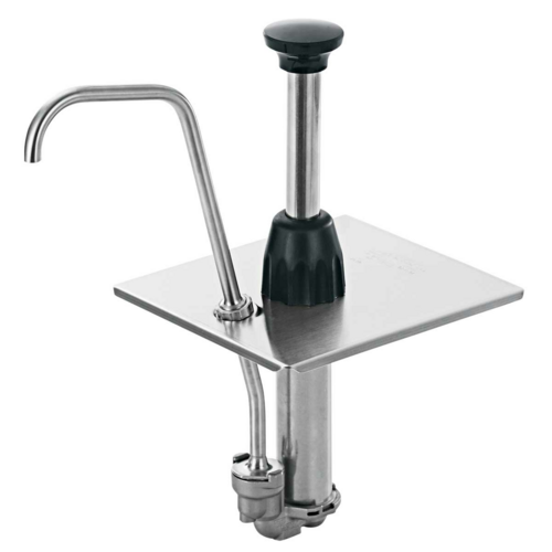 Server 87630 Stainless Steel 2 oz. Pump with Lid for 1/6 Size 6" Deep Hotel Pan